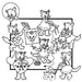 Cross-stitched kitten craft scene from Aunt Martha’s® Purr-sonality Kat for countryside quilts