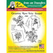 Iron-on transfer pattern featuring large carnation for Aunt Marthas® countryside quilts