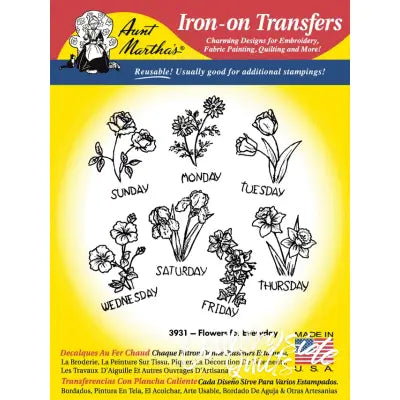 Aunt Martha’s® 3931 Flowers for Everyday Days