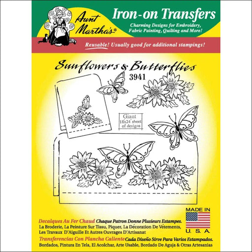 Aunt Martha’s® #3941 Sunflowers & Butterflies