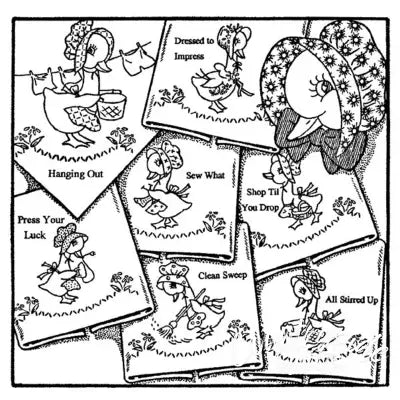 Aunt Martha’s® #3979 Sunbonnet Duck Holiday Religious