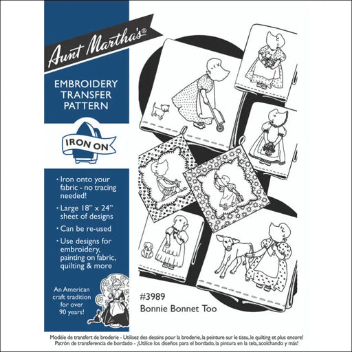 Aunt Martha’s® #3989 Bonnie Bonnet Too Tea