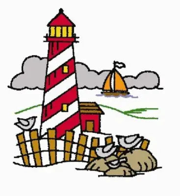 Aunt Martha’s® #3993 Lighthouses Cross-Stitch & Quilts
