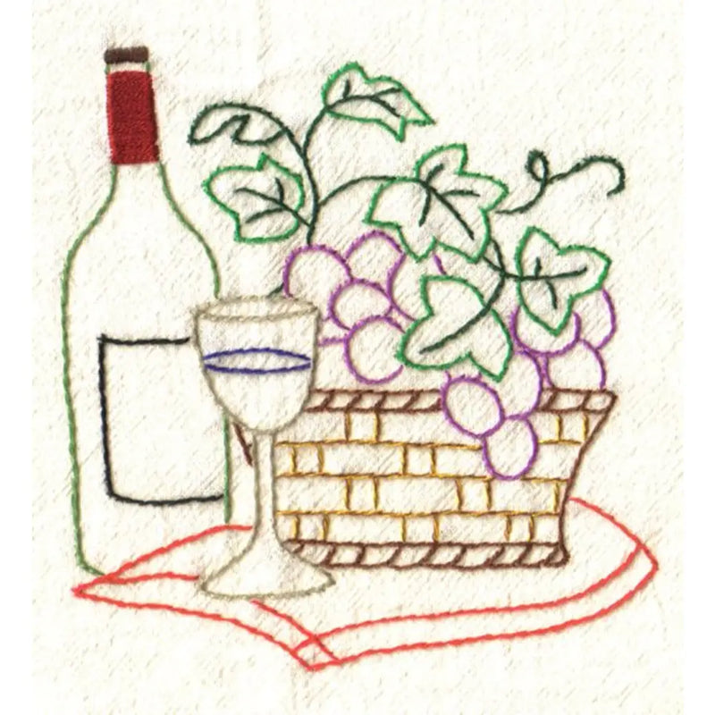 Aunt Martha’s® #3998 Wine Country Tea Towels/Kitchen