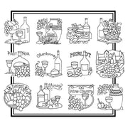 Aunt Martha’s® #3998 Wine Country Tea Towels/Kitchen
