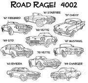 Aunt Martha’s® #4002 Road Rage Cross-Stitch & Quilts