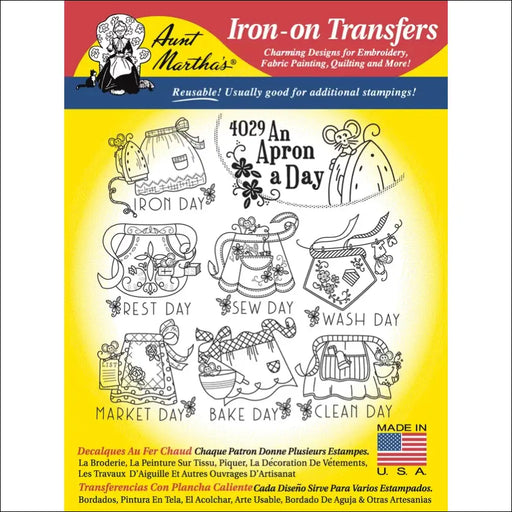 Aunt Martha’s® 4029 An Apron A Day Days of the Week Tea