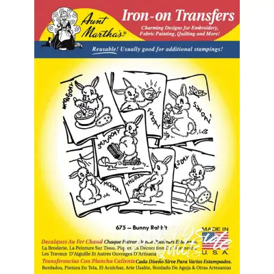 Aunt Martha’s® 675 Bunny Rabbit Days of the Week Tea