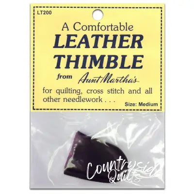 Aunt Martha’s® Leather Thimble Medium LT200