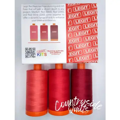 Aurifil Thread Collection - Red