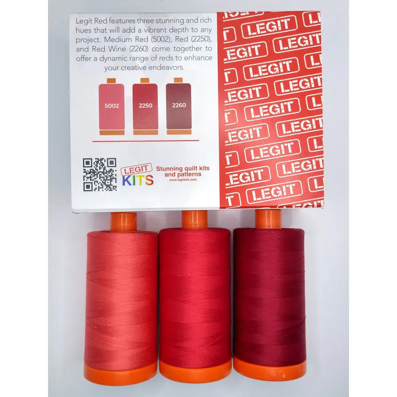 Aurifil Thread Collection - Red TM3LS030