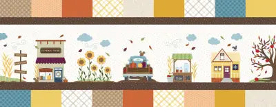 Autumn Acres Bench Pillow Fab. Kit, 16in x 38in