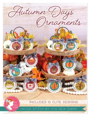 Autumn Days Ornaments Cross Stitch