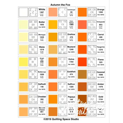 Autumn the Fox Pattern