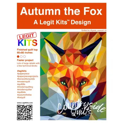 Autumn the Fox Quilt Kit