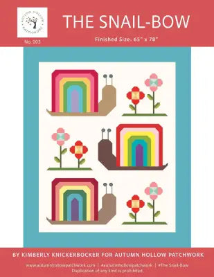 Autumn Hollow Patchwork The Snail-Bow Quilt Pattern