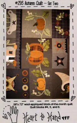 Autumn Quilt Block of the Month Blocks 4,5,6