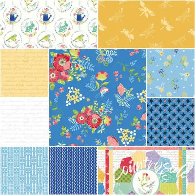 Awakening 1 Yard Bundle Azure, 10pcs