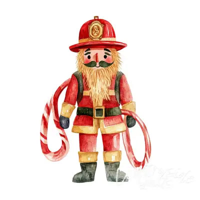 Classic Christmas Nutcrackers Fabric Panel 2