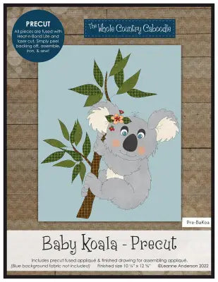 Baby Koala Precut Fused Applique Pack