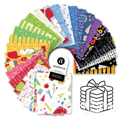 Back to School Fat Quarter Bundle 28 Cuts Each