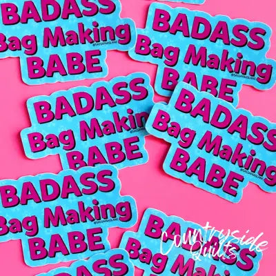 Badass Bag Making Babe Stickers 6pk