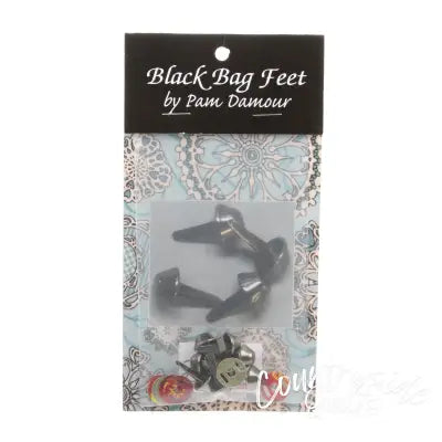 Bag Feet 1/2 Black 8 per pack