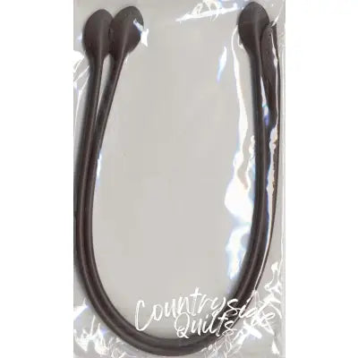 Bag Handles Leather Like 20in Dark Brown