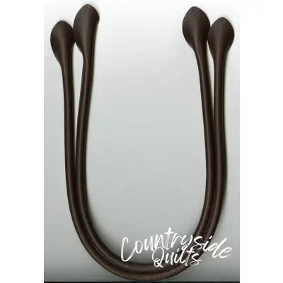 Bag Handles Leather Like 24in Dk Brown