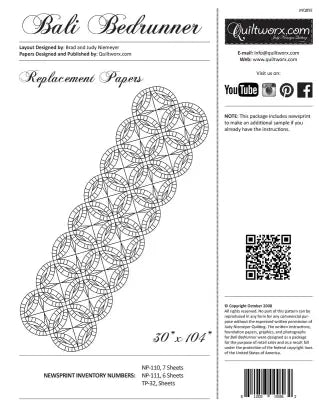 Bali Bed Runner Extra Foundation Paper