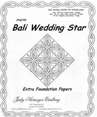 Bali Wedding Star Extra Foundation Paper