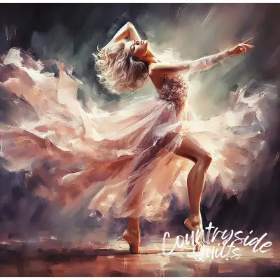 Ballet Dancer Panel 17in x 17in