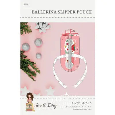 Ballet Slipper Zipper Pouch