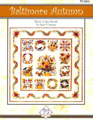 Baltimore Autumn Block of the Month Complete Set