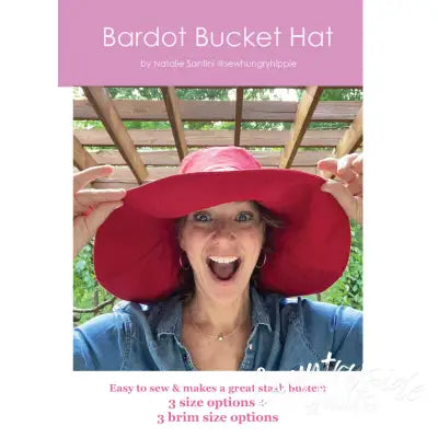Bardot Bucket Hat Sewing Pattern