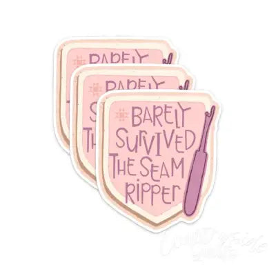 Barely Survived Sticker 3pk