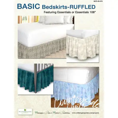 Basic Bed Skirt Ruffled, Free Download below, will NOT SHIP.