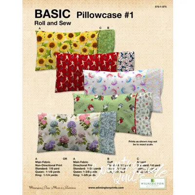 Basic Pillowcases Roll & Sew, Free Download below, will NOT SHIP.