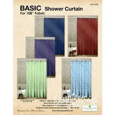 Basic Shower Curtain, Free Download below, will NOT SHIP.