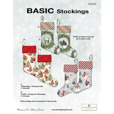 Basic Stockings, Free Download below, will NOT SHIP.