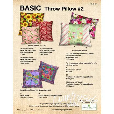 Basic Throw Pillow, Free Download below, will NOT SHIP.