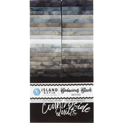 Basics Bodacious Blacks 2.5in Strips (40pc x 20 colors)