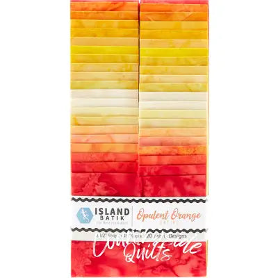 Basics Opulent Oranges 2.5in Strips (40pc x 20 colors)