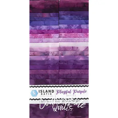 Basics Playful Purples 2.5in Strips (40pc x 20 colors)