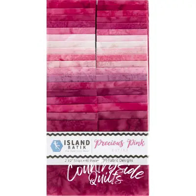 Basics Precious Pinks 2.5in Strips (40pc x 20 colors)