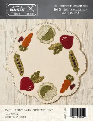 Basin Penny Mats Thru the Year - August
