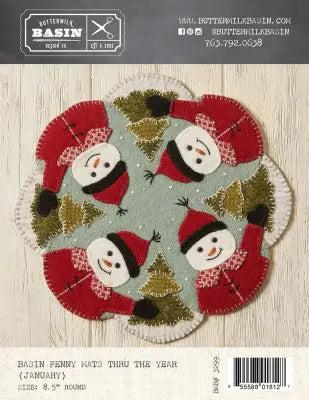 Basin Penny Mats Thru the Year - January