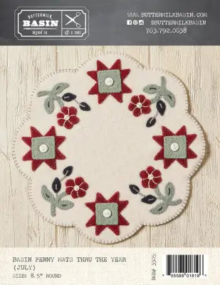 Basin Penny Mats Thru the Year - July