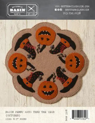 Basin Penny Mats Thru the Year - October
