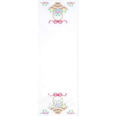 Basket Of Daisies Table Runner